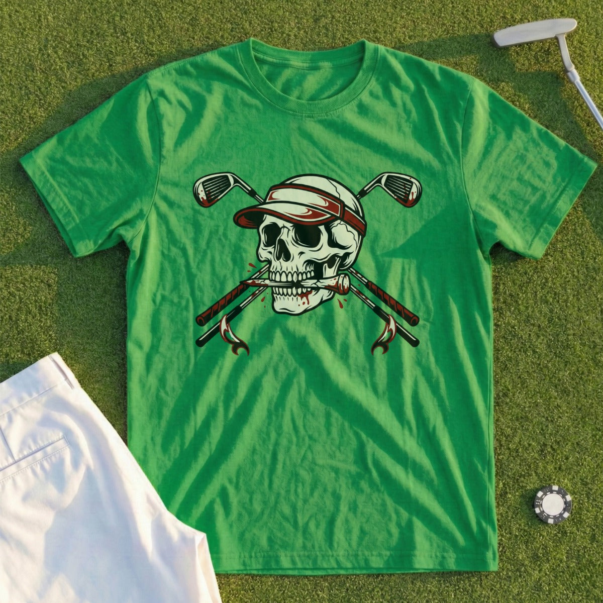 Skull and Cross Clubs Color Tee