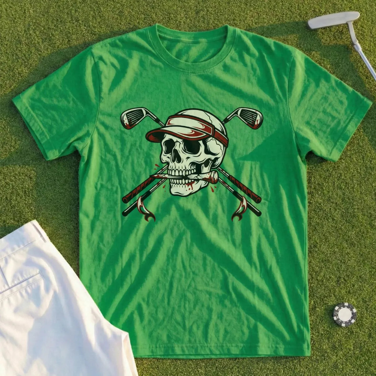 Skull and Cross Clubs Color Tee