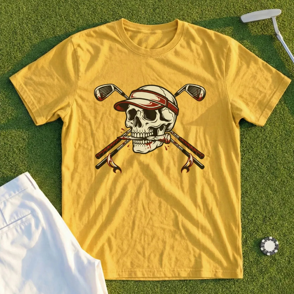 Skull and Cross Clubs Color Tee
