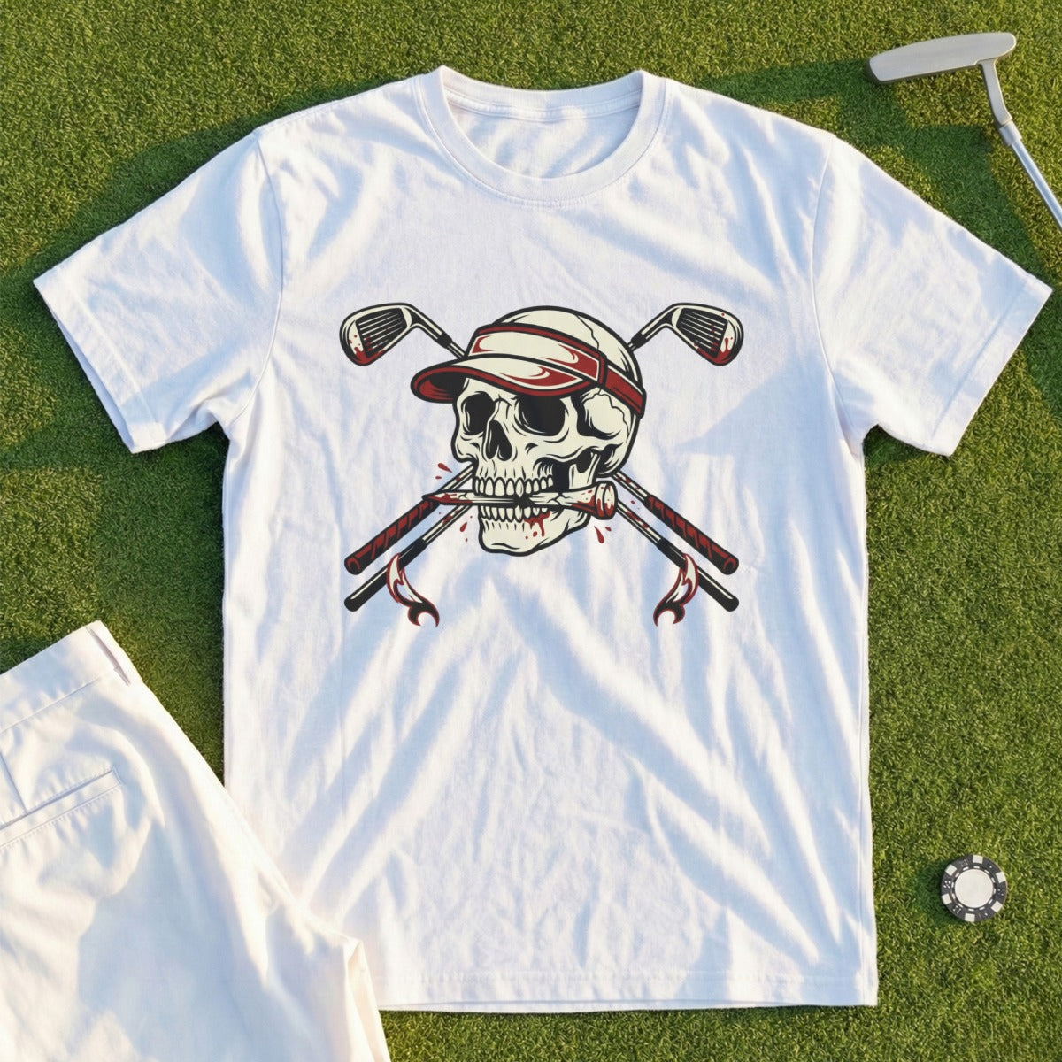 Skull and Cross Clubs Color Tee