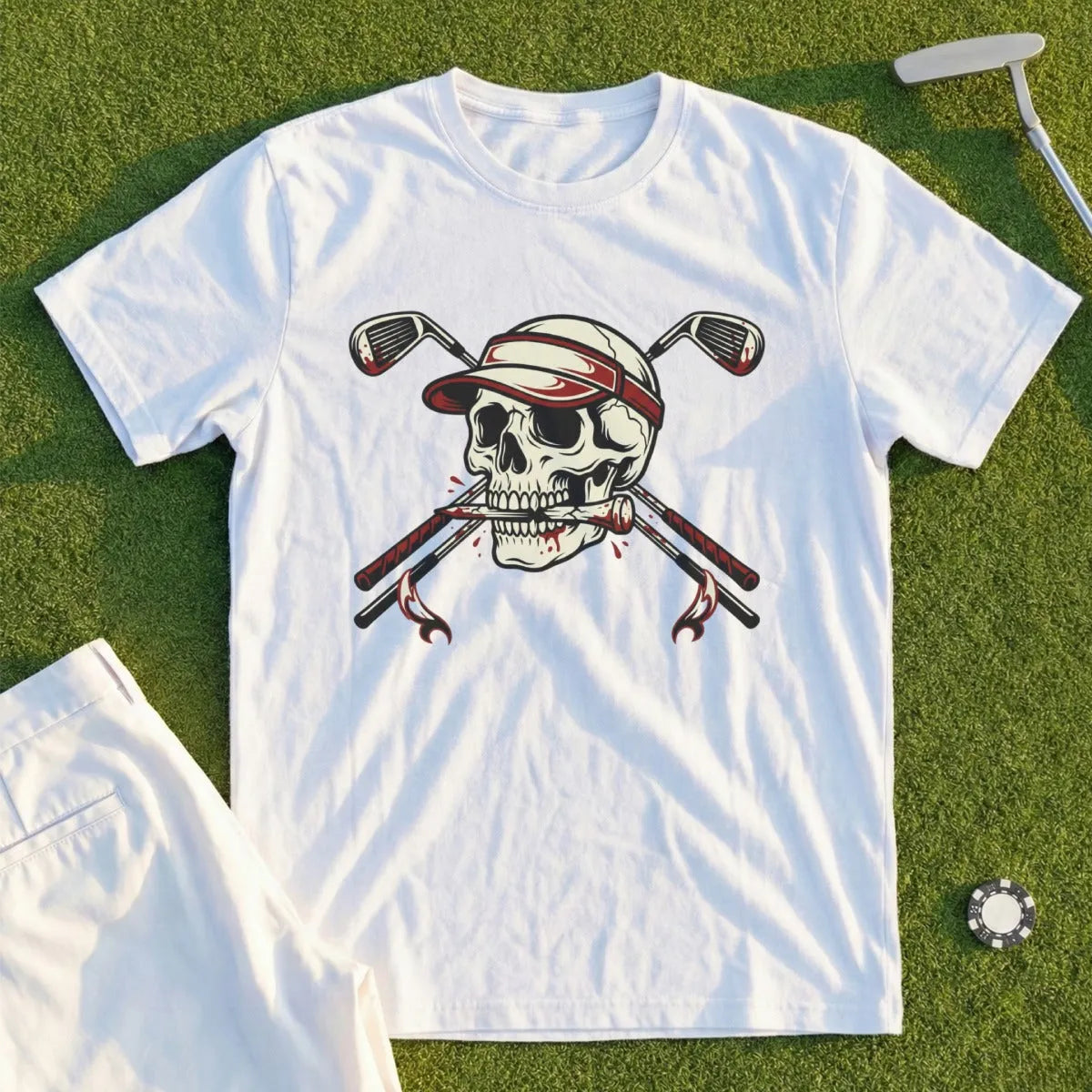 Skull and Cross Clubs Color Tee