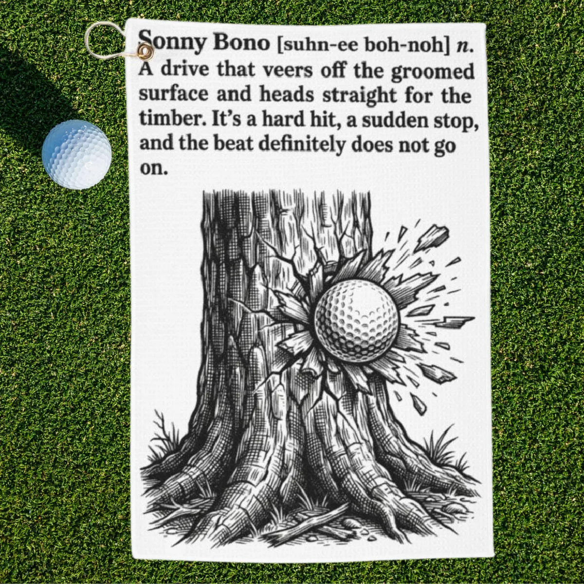 Sonny Bono Golf Towel