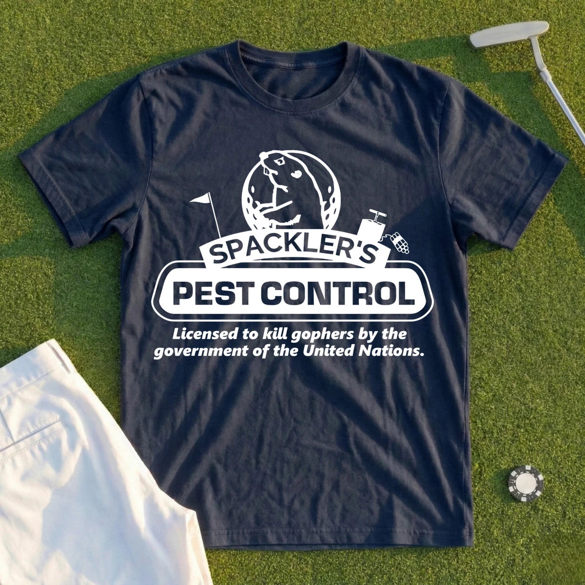 Spacklers Pest Control Tee