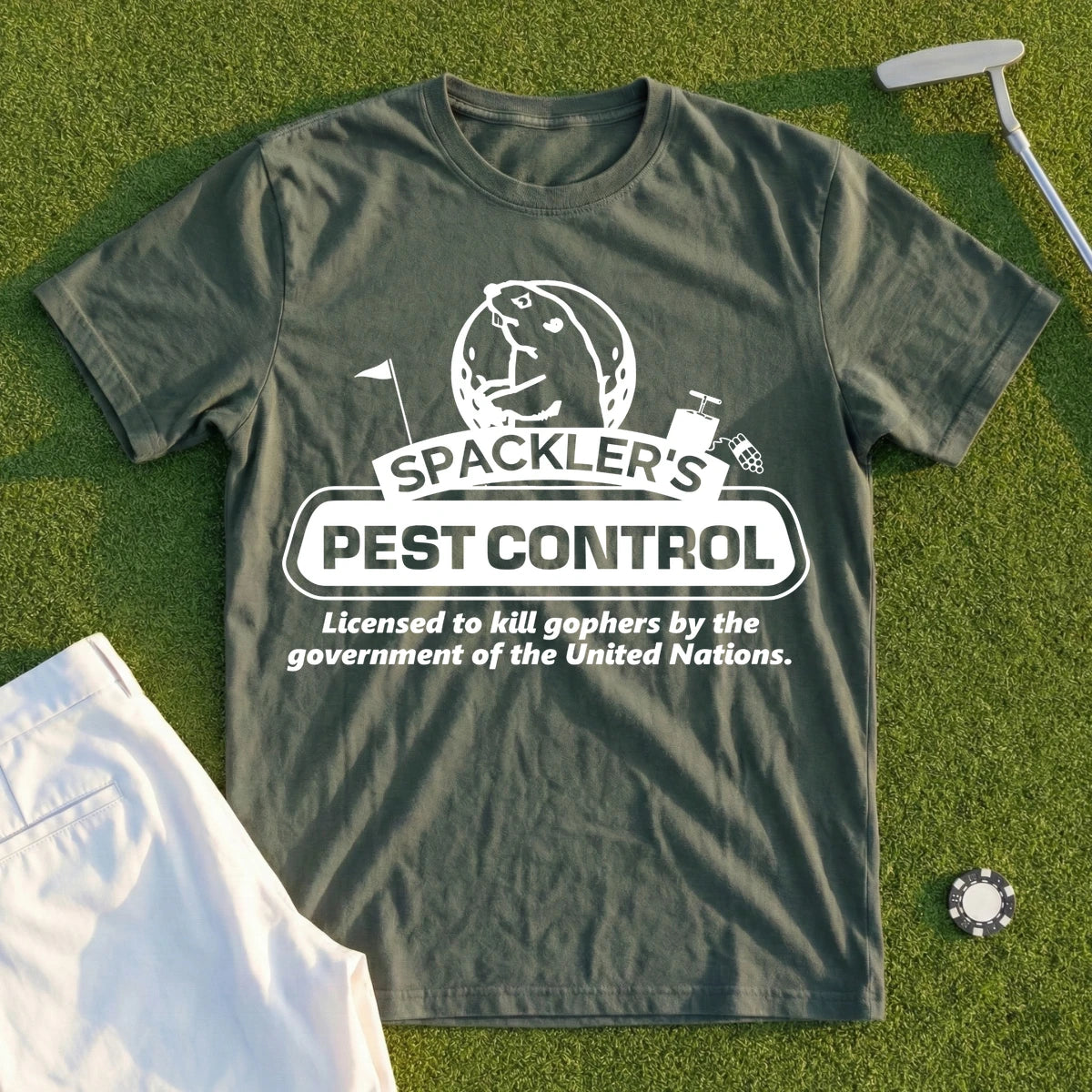 Spacklers Pest Control Tee