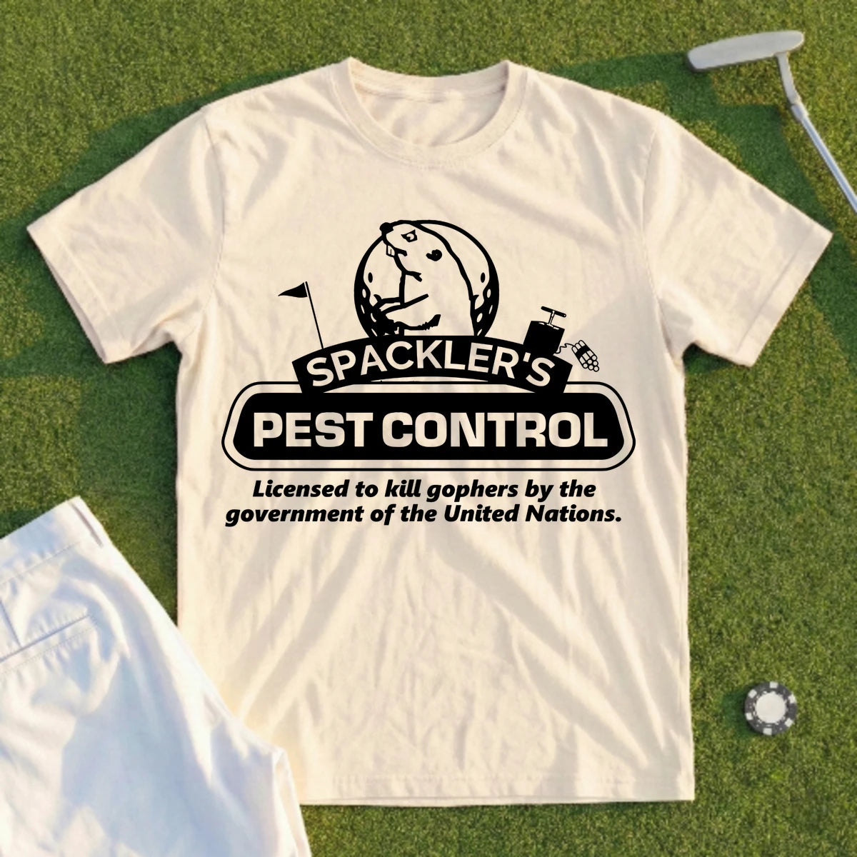 Spacklers Pest Control Tee
