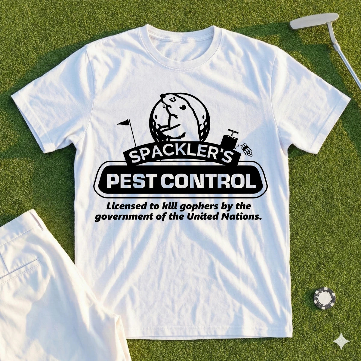 Spacklers Pest Control Tee