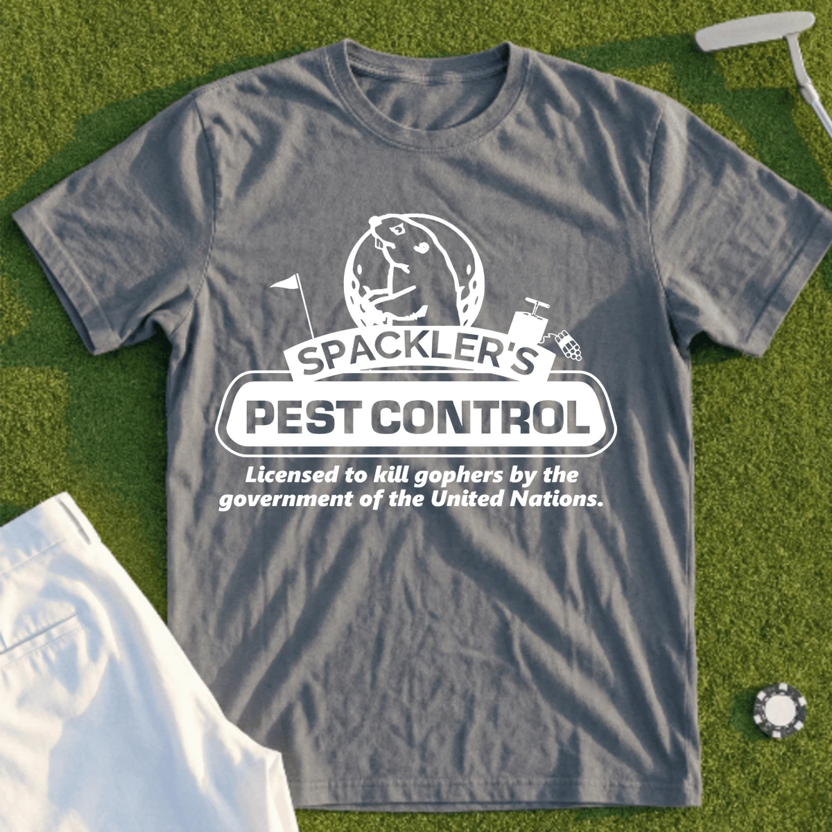 Spacklers Pest Control Tee