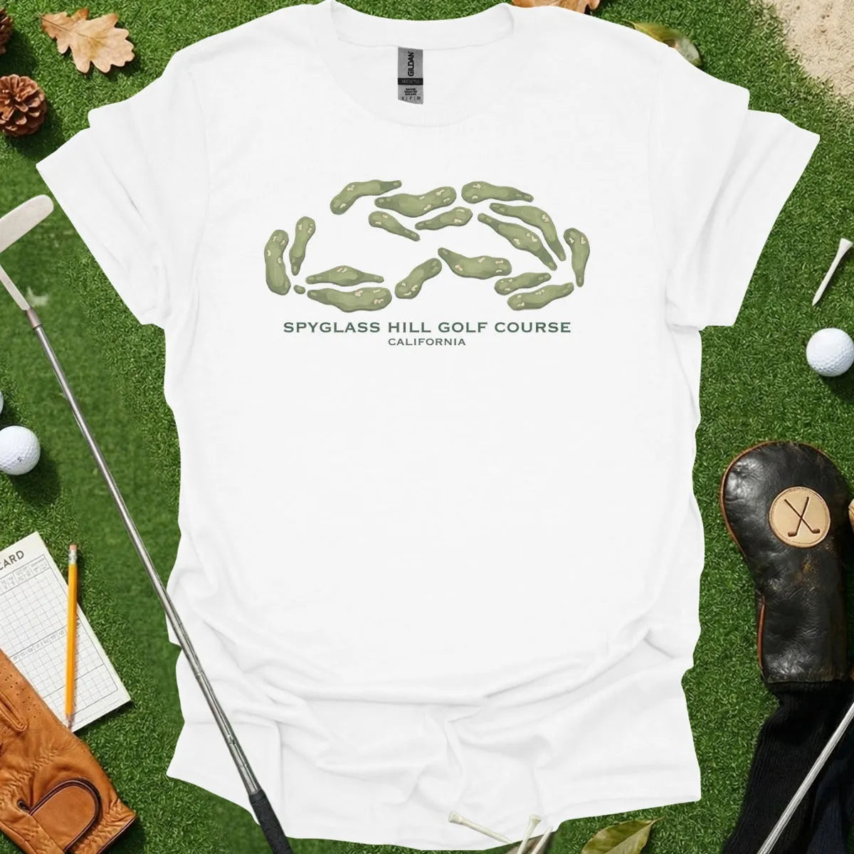 Spyglass Hill Golf Course Course Map Tee