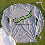 St Andrews Course Map Long Sleeve Tee
