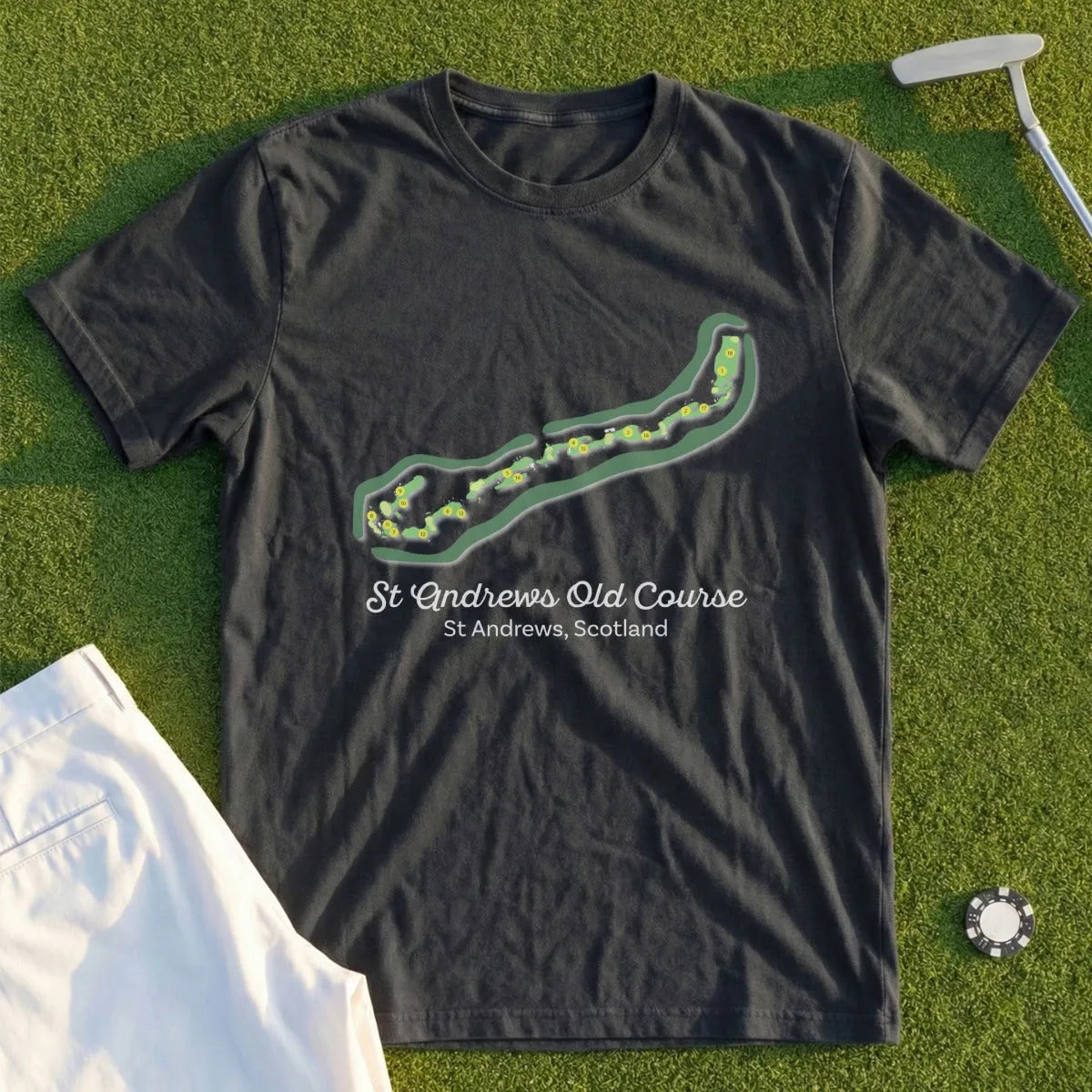St Andrews Course Map Tee
