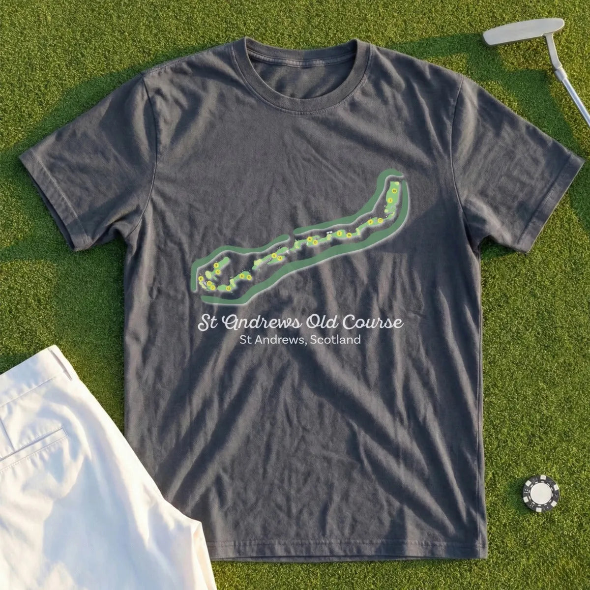 St Andrews Course Map Tee