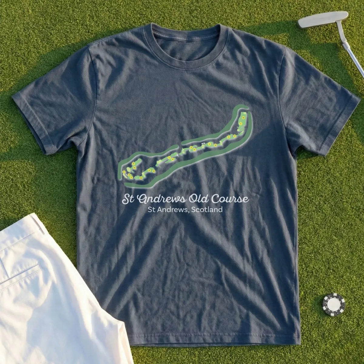 St Andrews Course Map Tee