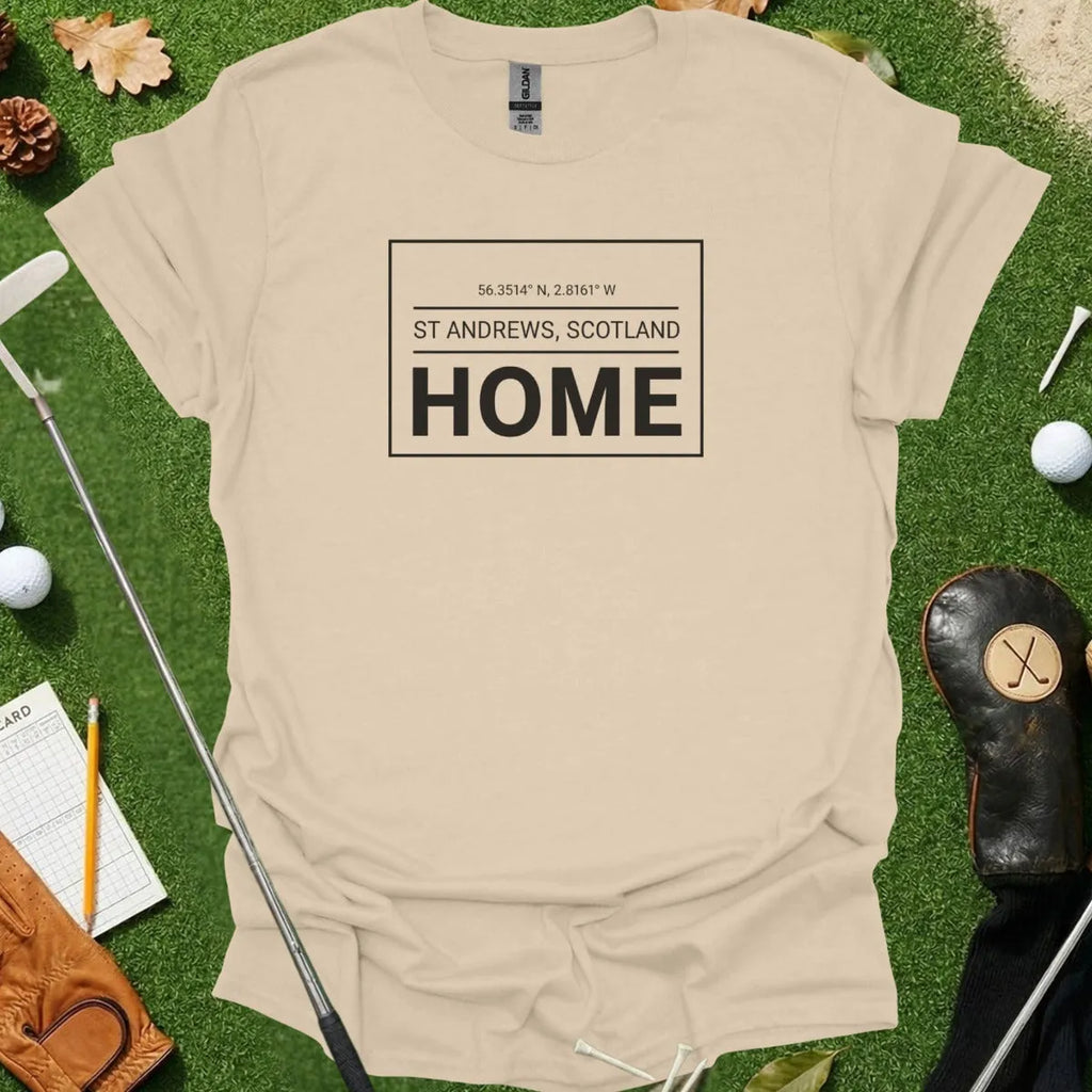 St Andrews Home Coordinates Tee
