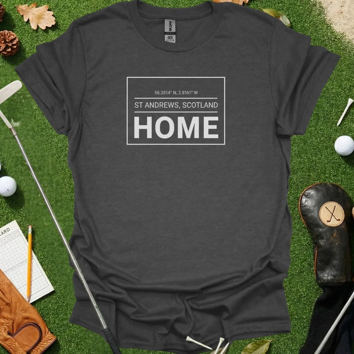 St Andrews Home Coordinates Tee