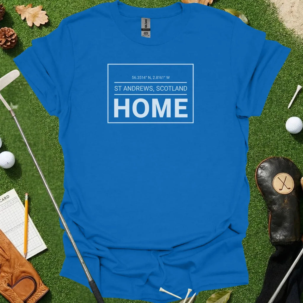 St Andrews Home Coordinates Tee