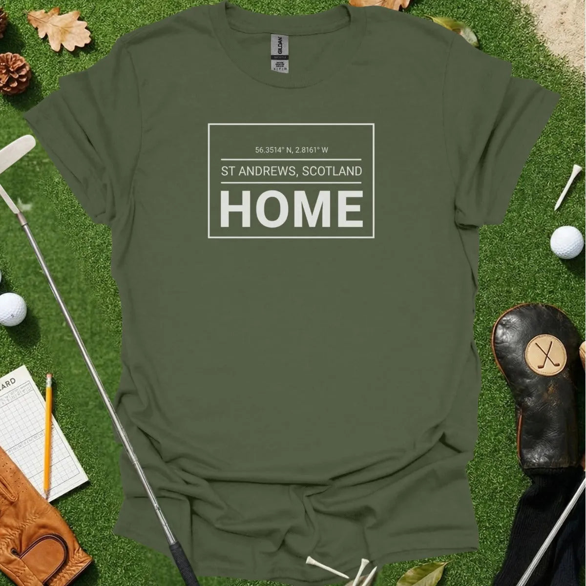 St Andrews Home Coordinates Tee