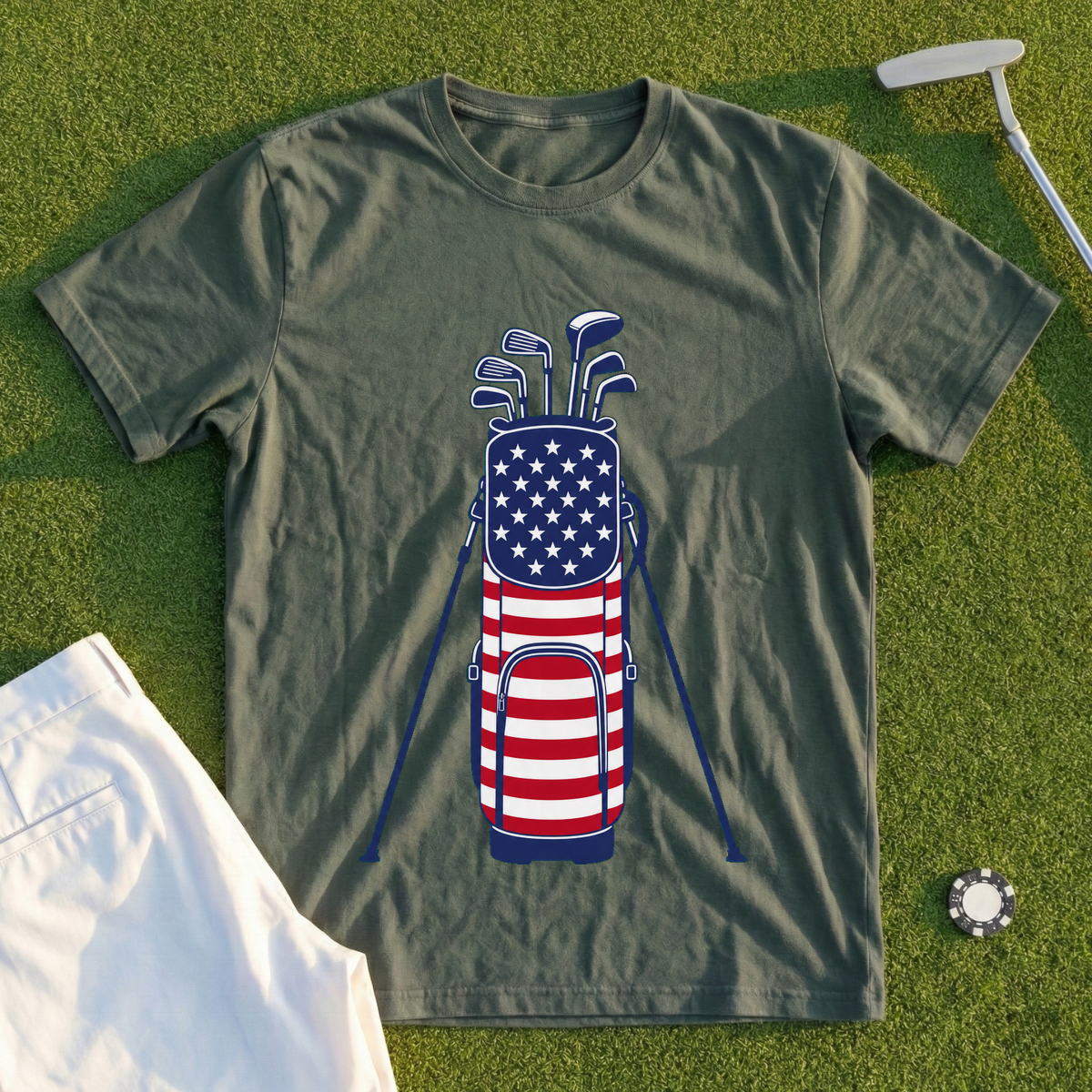 Stars And Stripes Carry Bag Tee