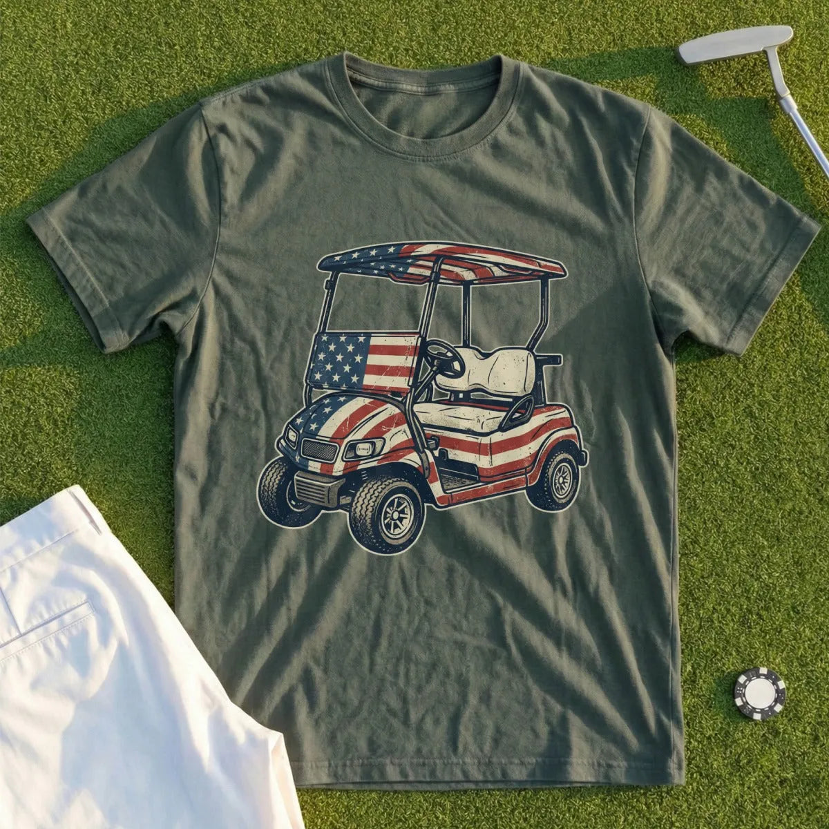 Stars & Stripes Cart Tee
