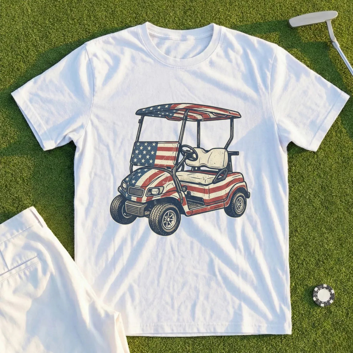 Stars & Stripes Cart Tee