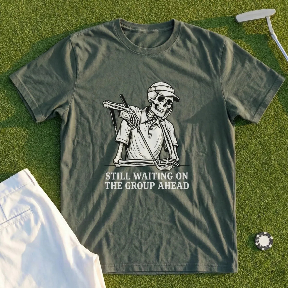 Still Waiting On The Group Ahead Tee