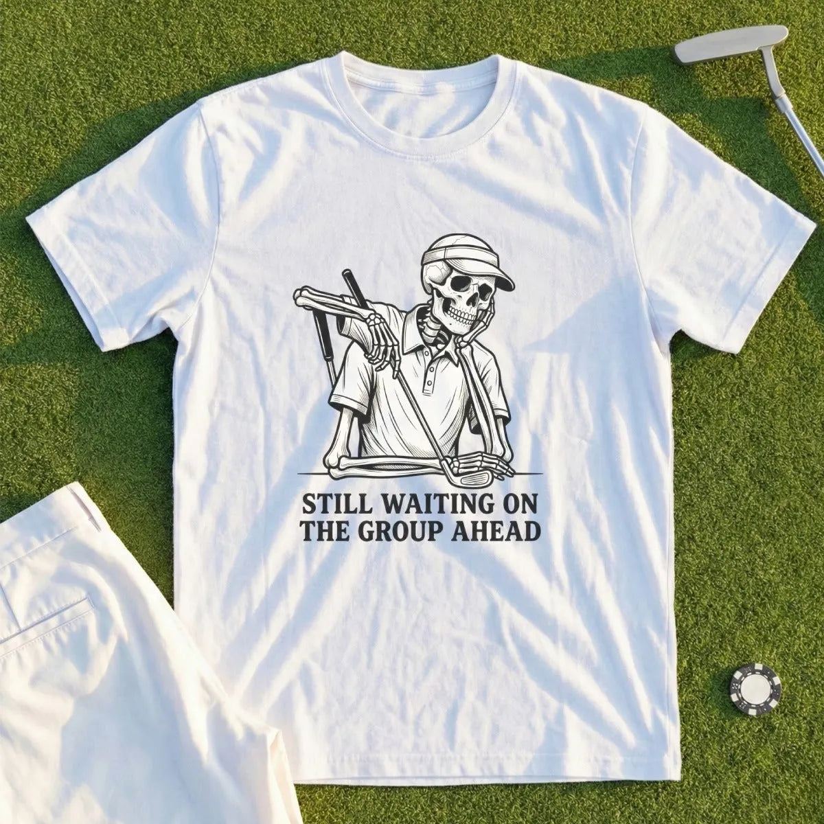 Still Waiting On The Group Ahead Tee