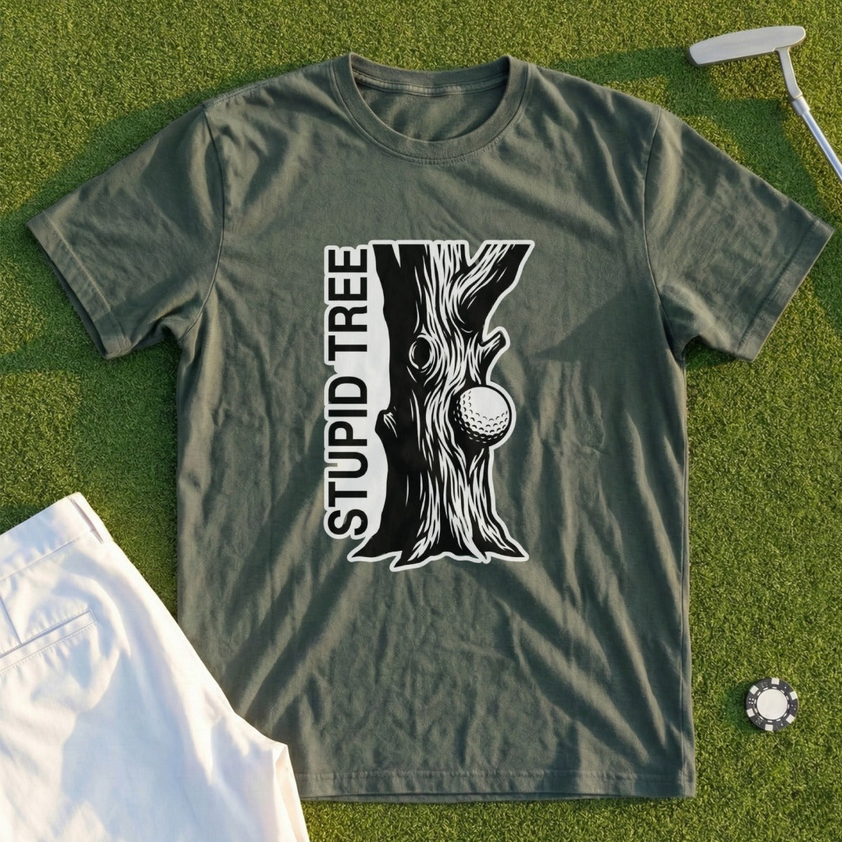 Stupid Tree Wedge Tee