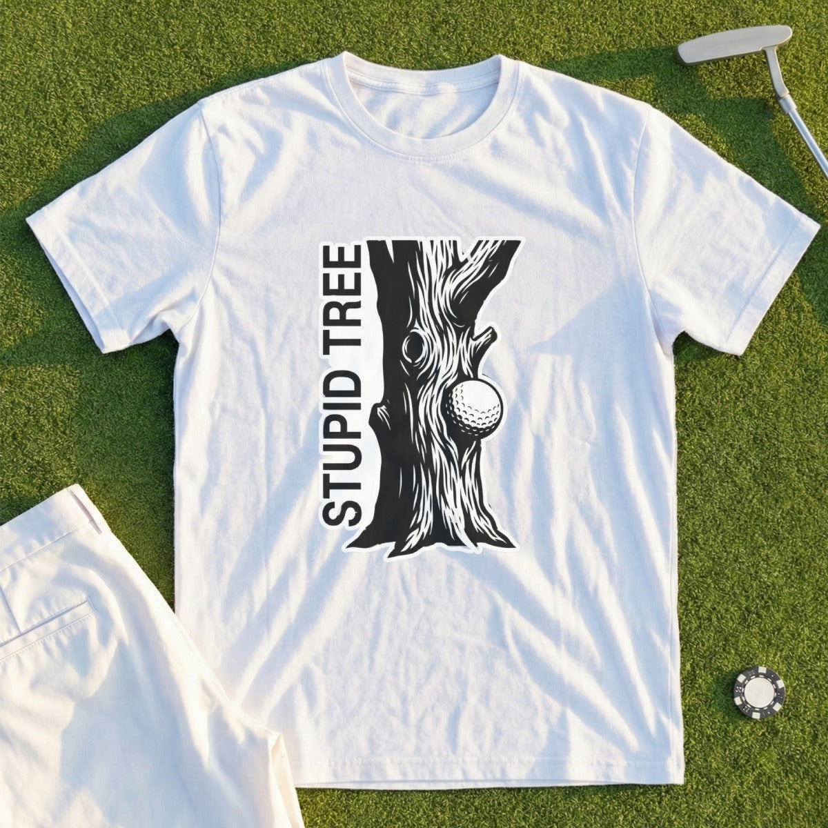 Stupid Tree Wedge Tee