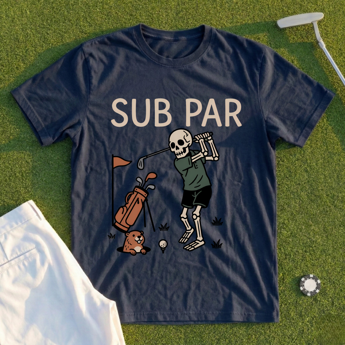 Sub Par Skeleton Tee