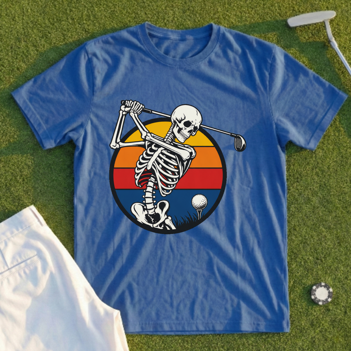 Sunset Skeleton Swing Tee