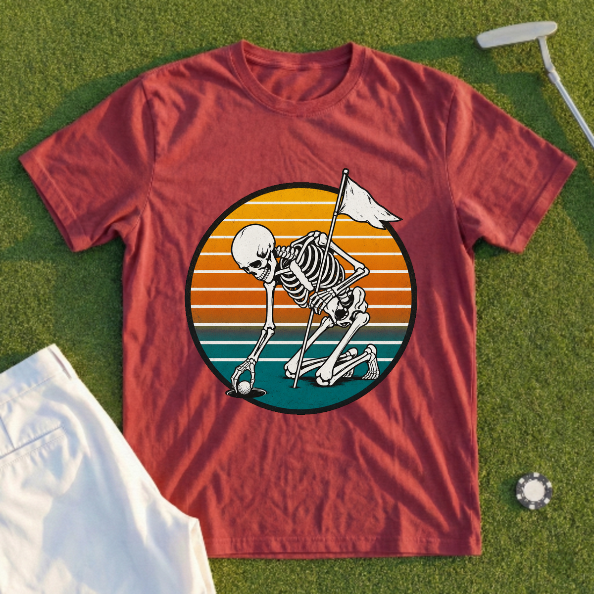 Sunset Skeleton Tee