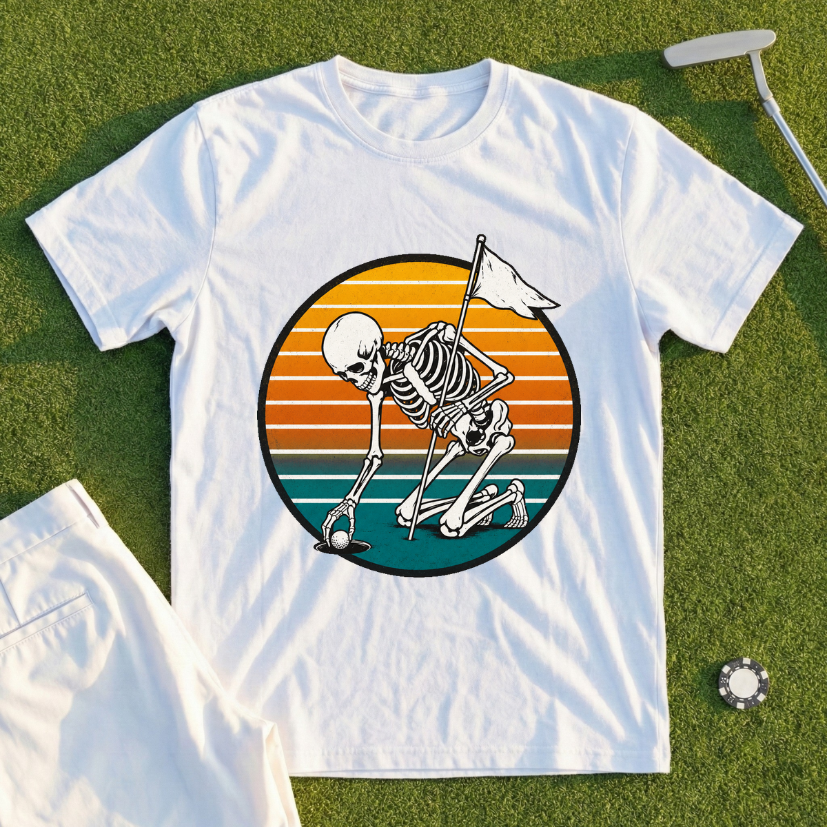 Sunset Skeleton Tee