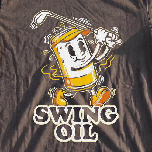 Swing Oil Beer Can Premium Tee