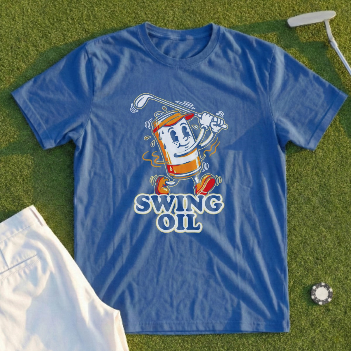 Swing Oil Beer Can Tee