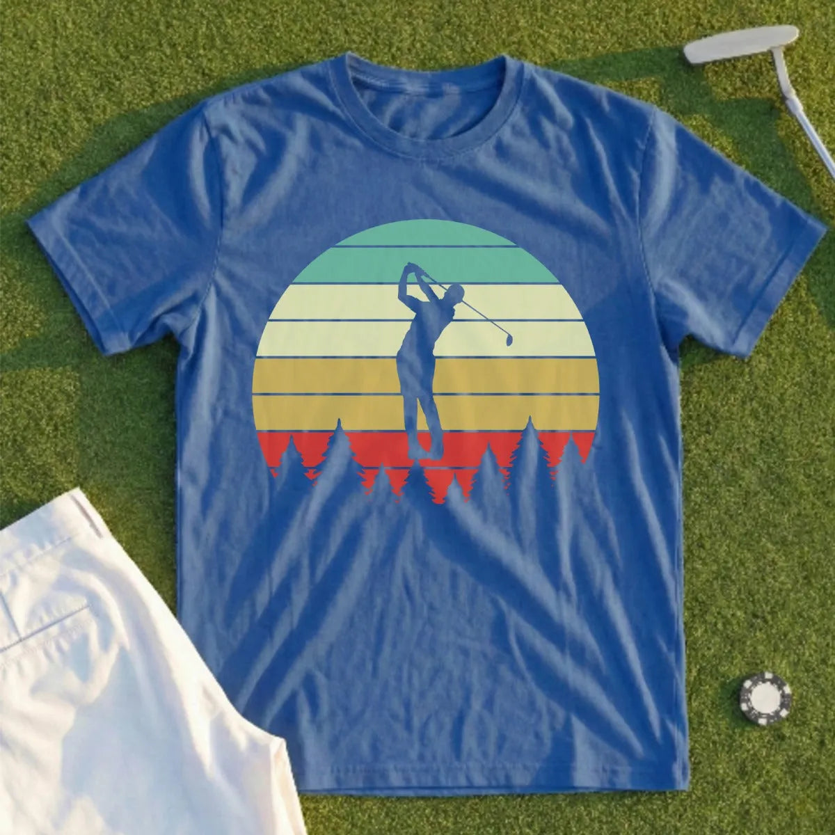 Swing Sunset Silhouette Tee