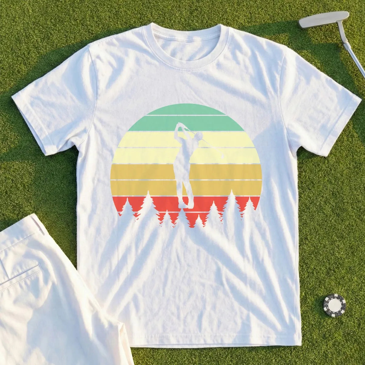 Swing Sunset Silhouette Tee