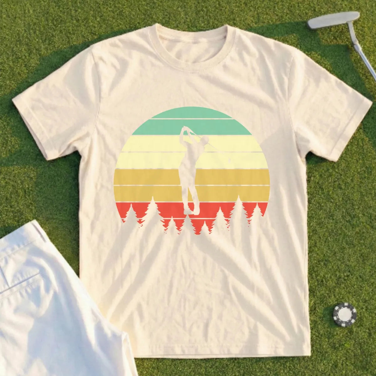 Swing Sunset Silhouette Tee