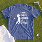 Swing Swear Repeat Premium Tee