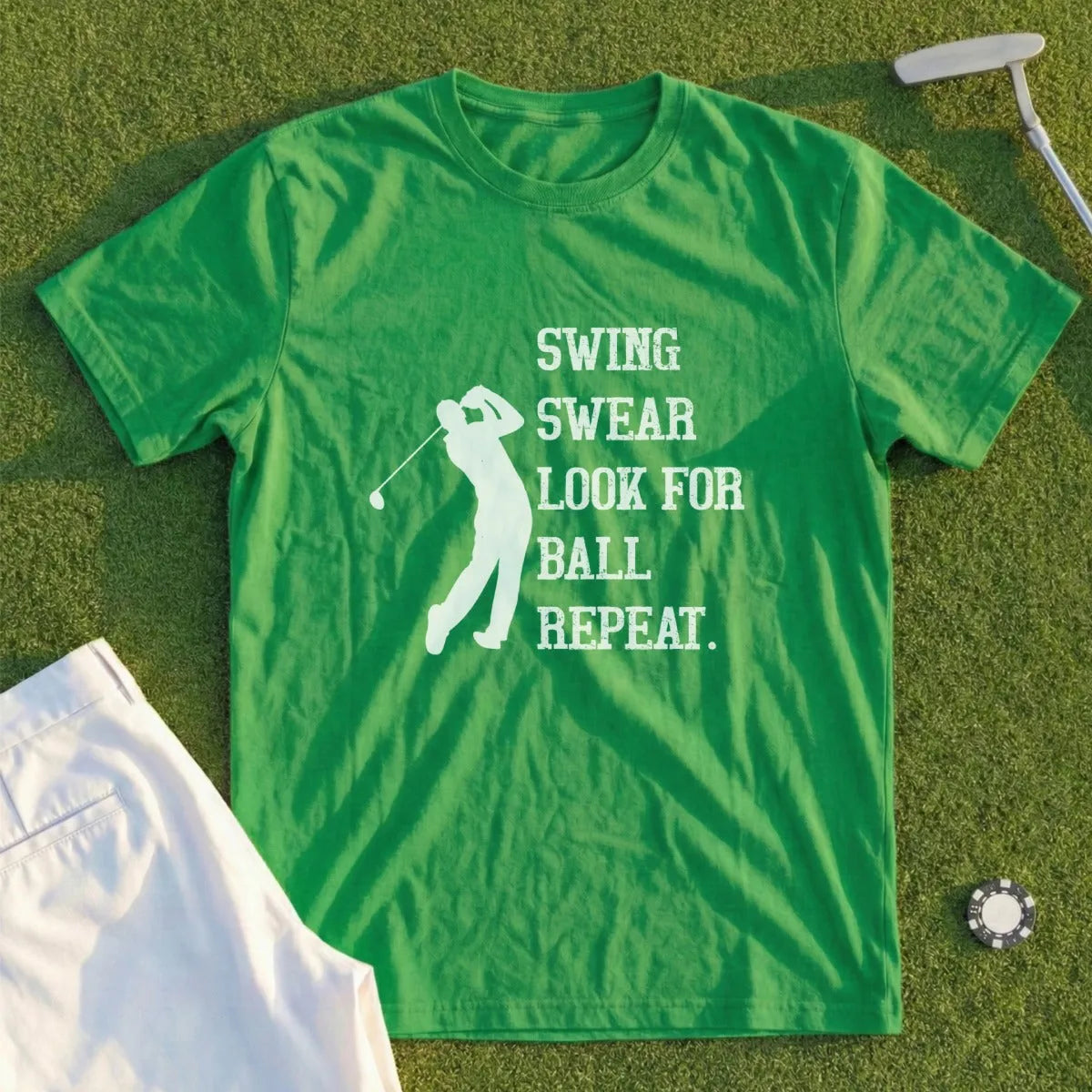 Swing Swear Repeat Tee