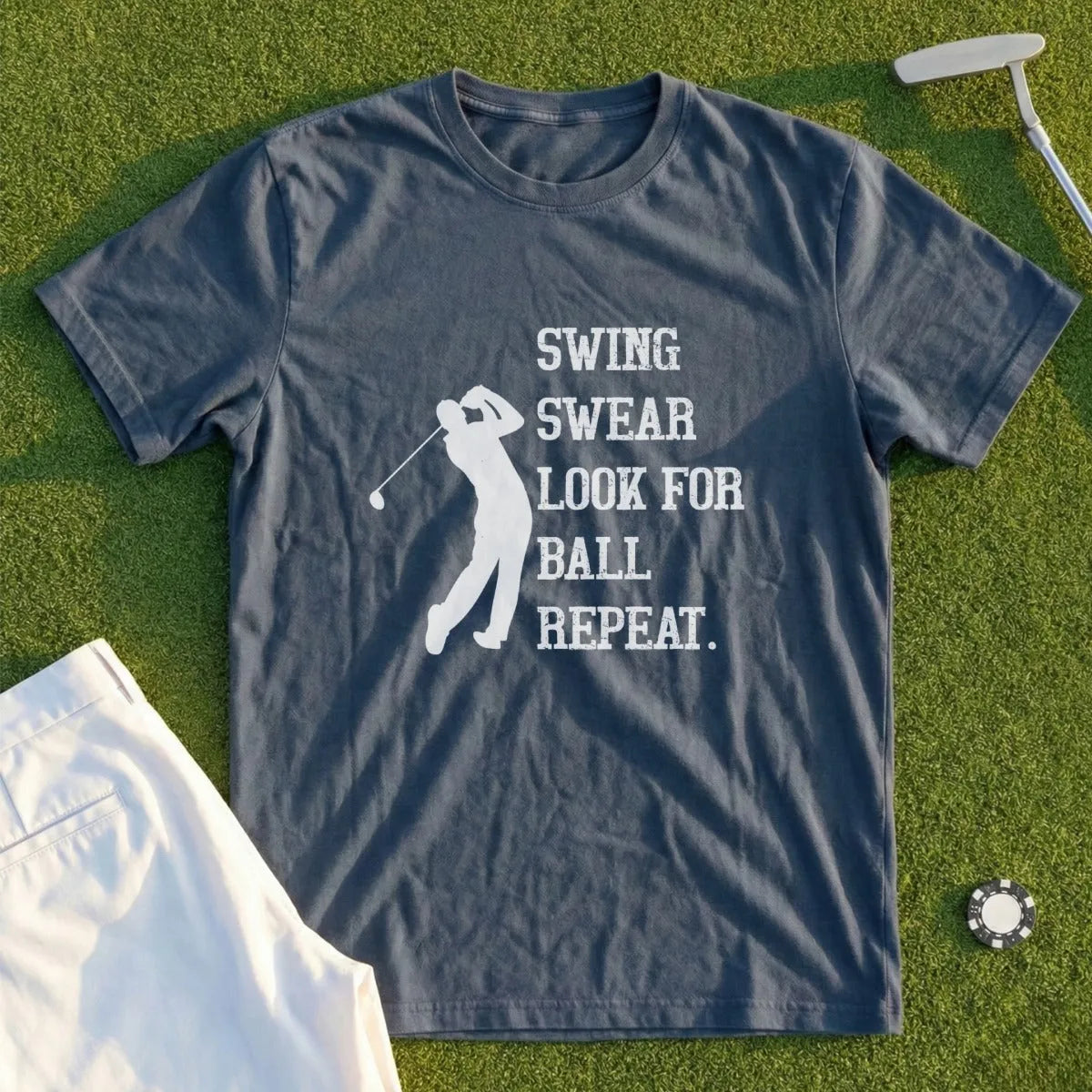 Swing Swear Repeat Tee