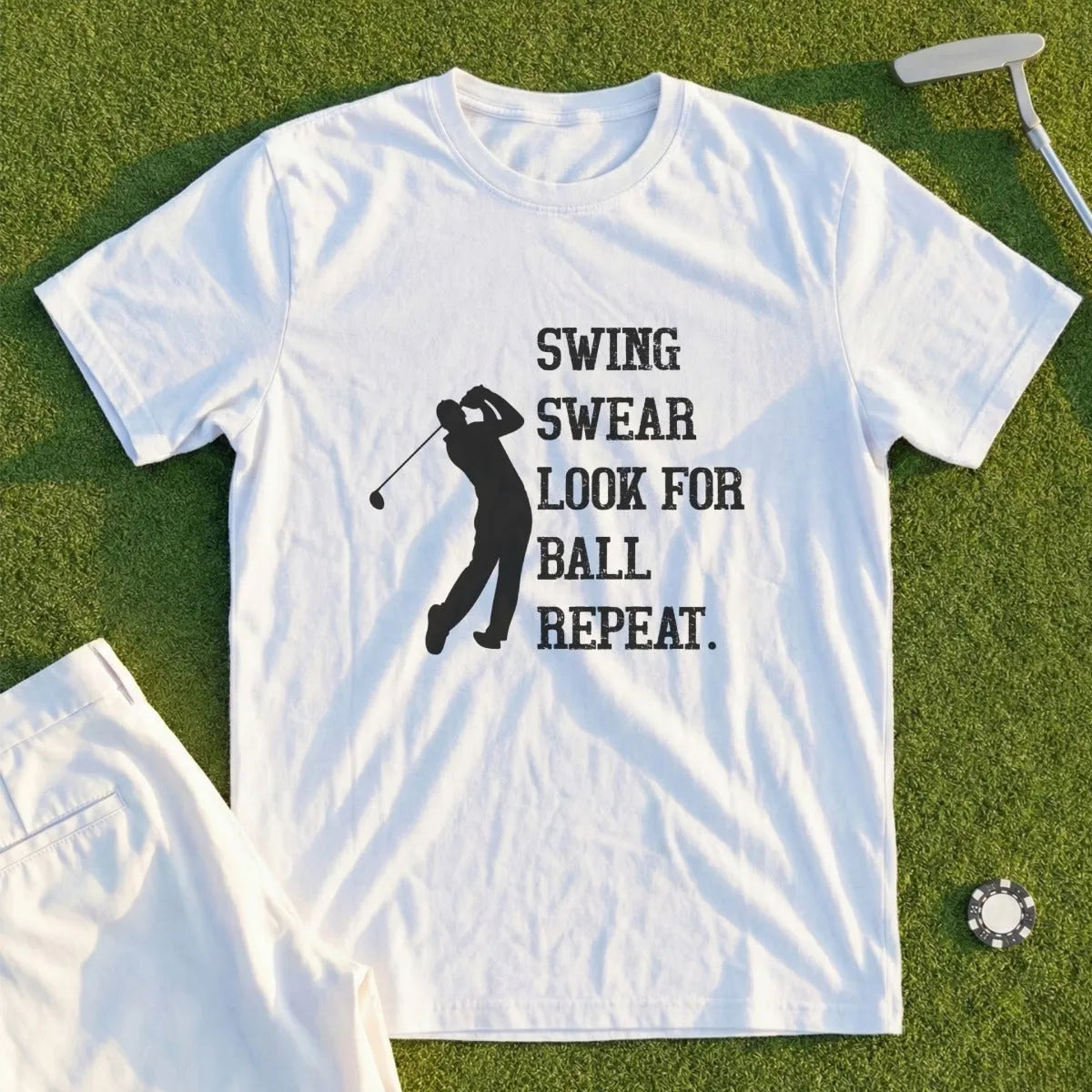 Swing Swear Repeat Tee