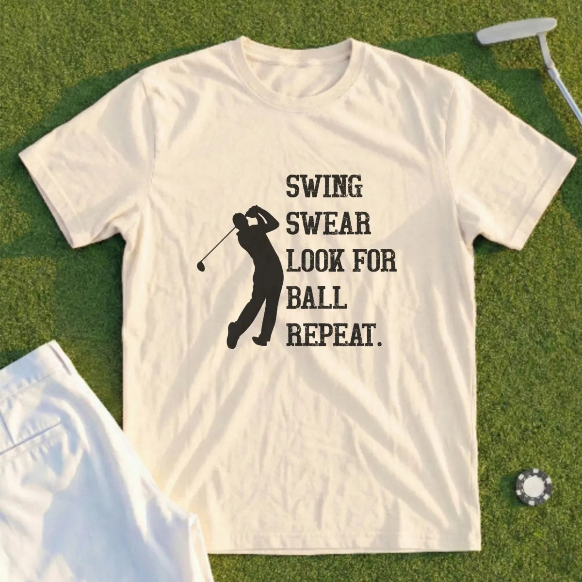 Swing Swear Repeat Tee