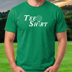 Tee Shirt Tee worn on the golf course, Irish Green