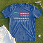 Tees And Irons Flag Tee