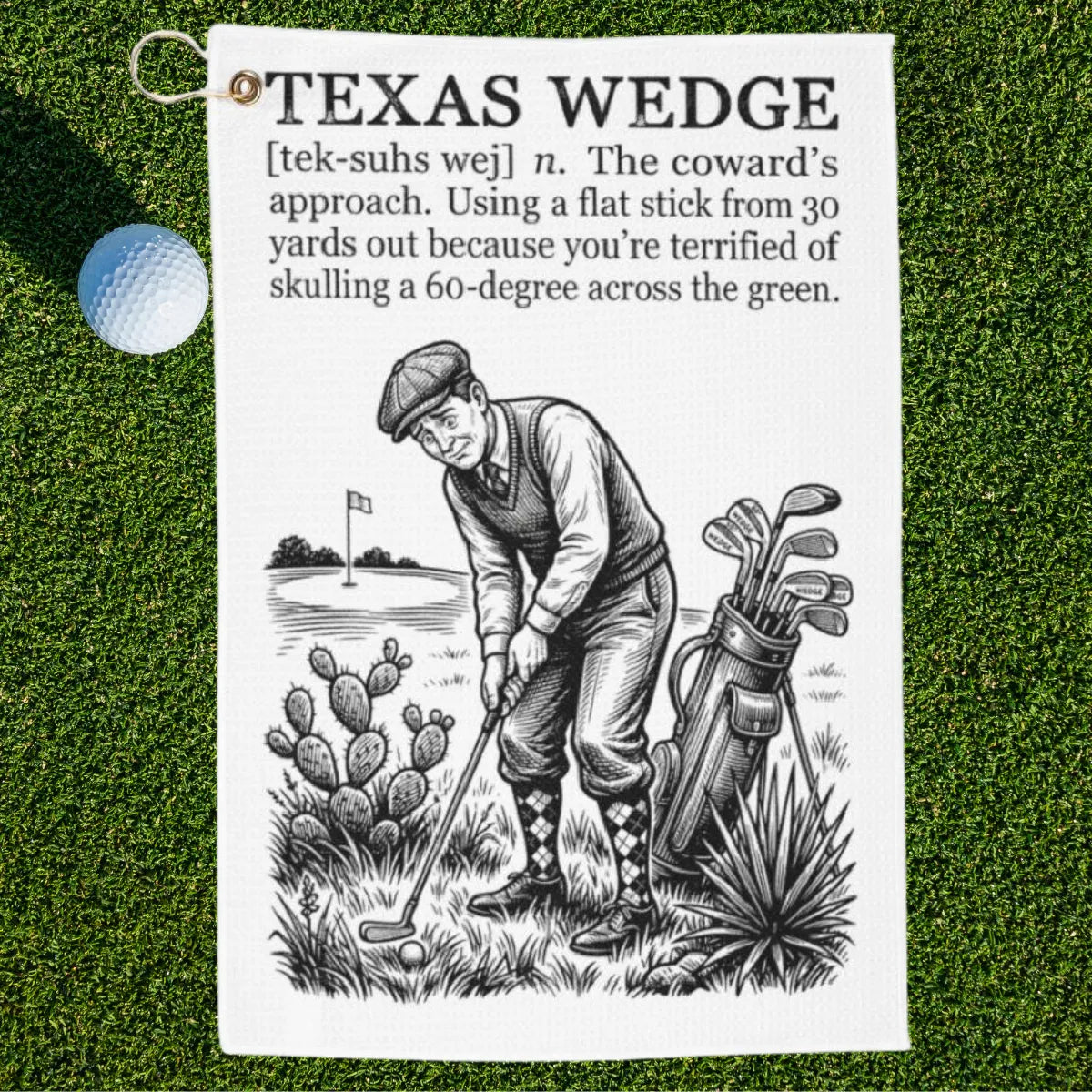 Texas Wedge Golf Towel