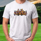 The 19th Hole Crew Tee worn on the golf course, White