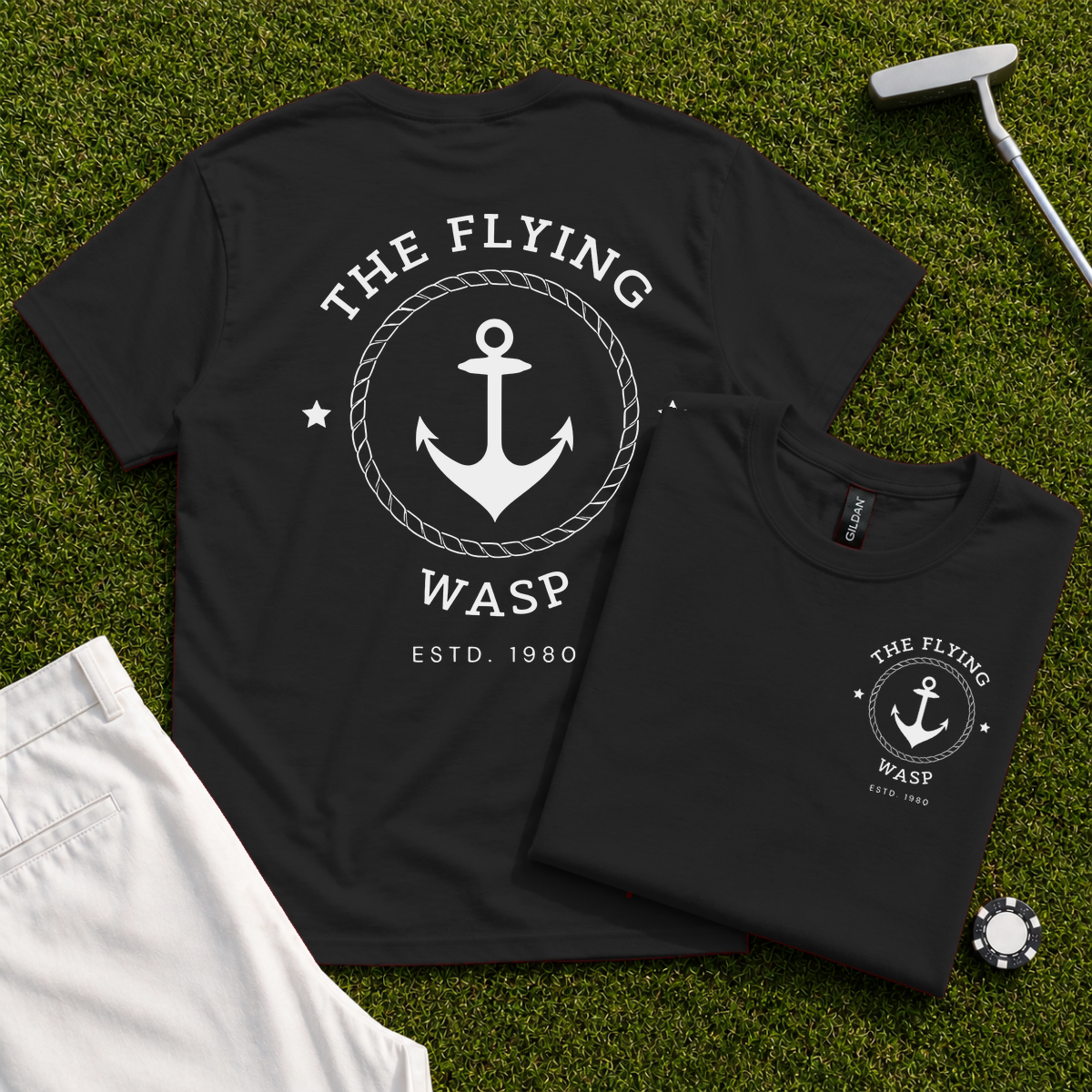 The Flying Wasp Back Print Tee