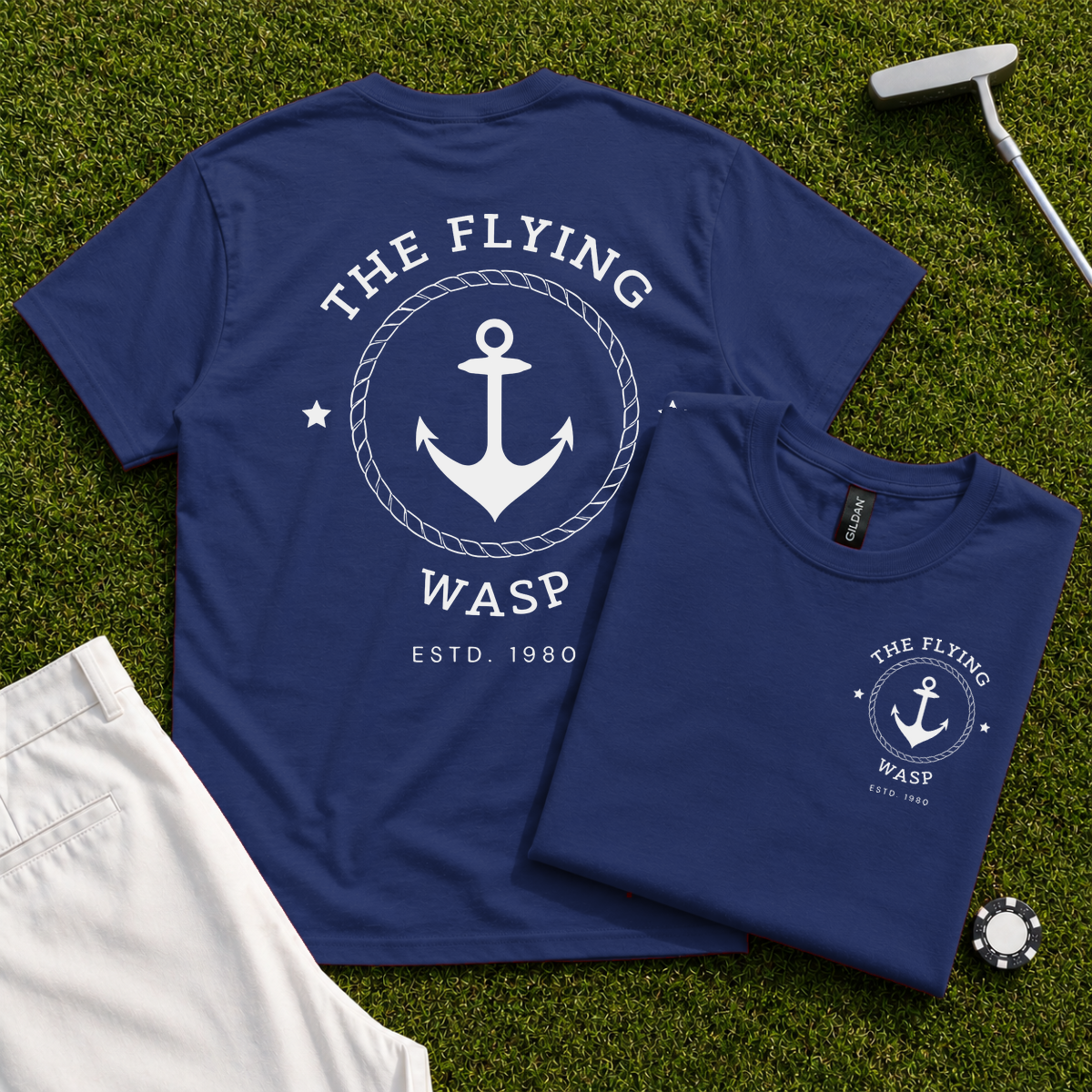The Flying Wasp Back Print Tee