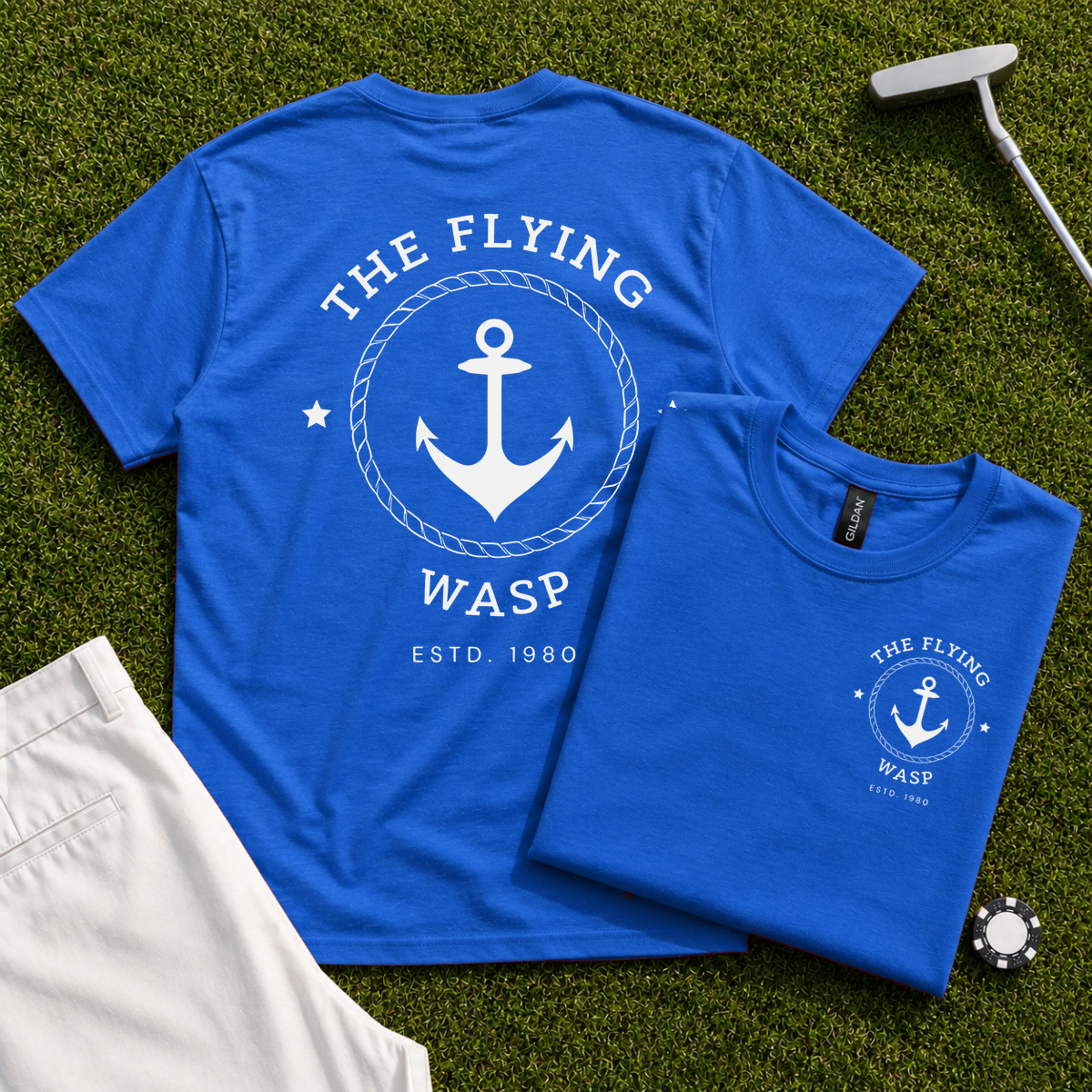 The Flying Wasp Back Print Tee