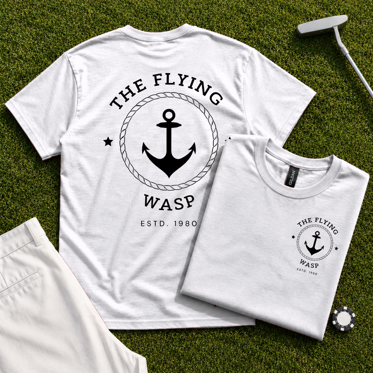 The Flying Wasp Back Print Tee