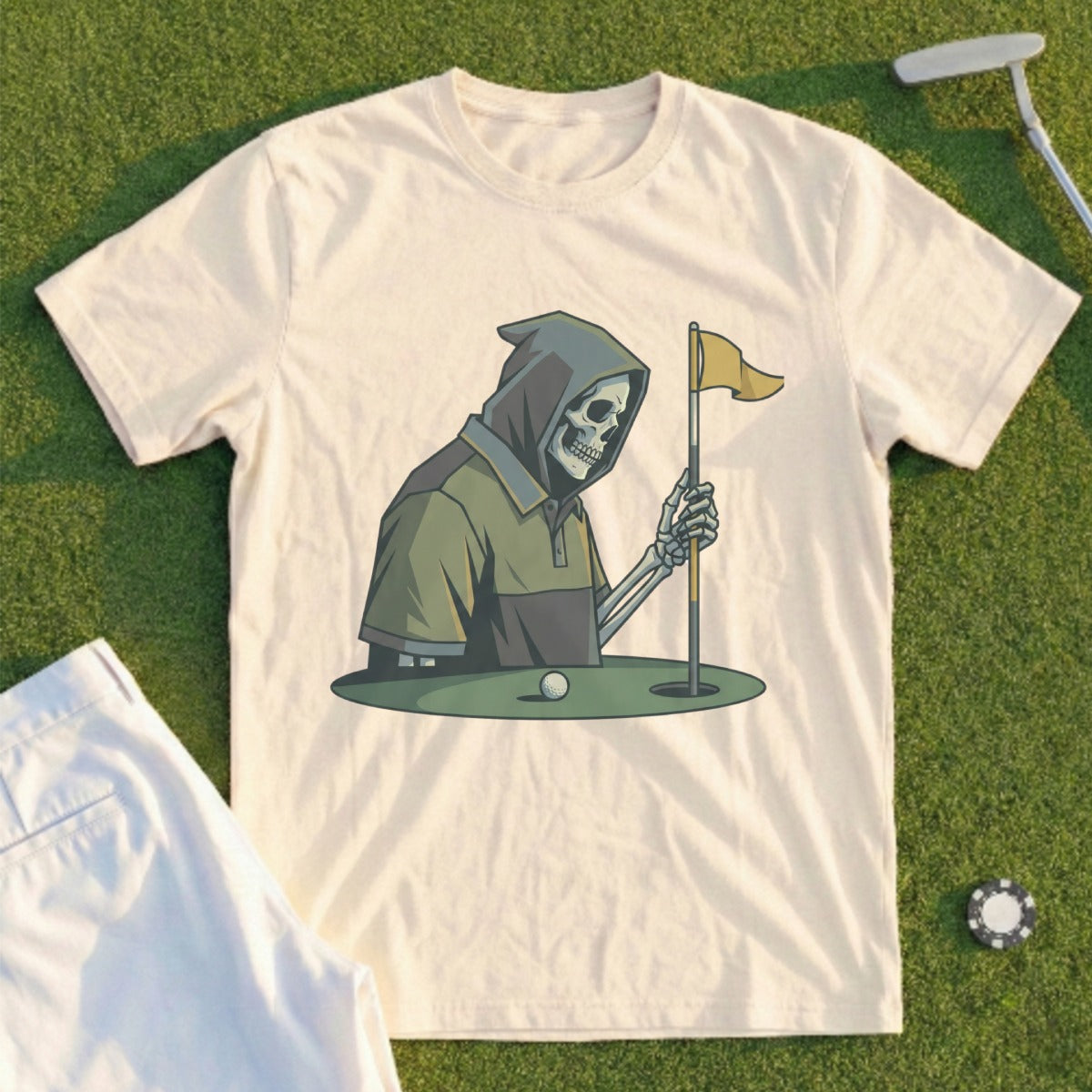 The Grim Caddie Tee